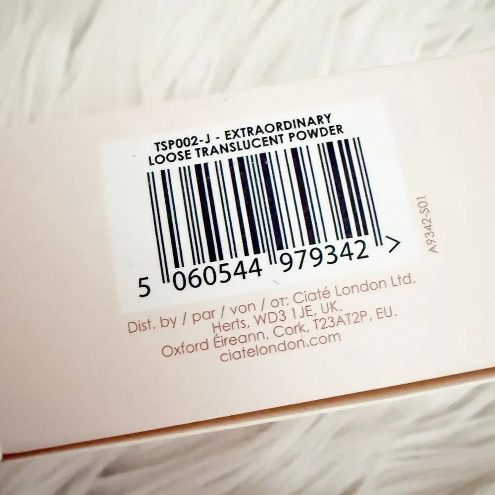 CIATE | Extraordinary‎ Translucent Vegan Clear Setting Powder | 0.52 Oz (15g)